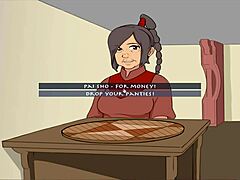 与 Korra, Korra 的女神进行色情游戏并进行交