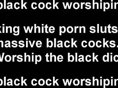 跨种族的硬核与一个大黑色的阴茎和阴道